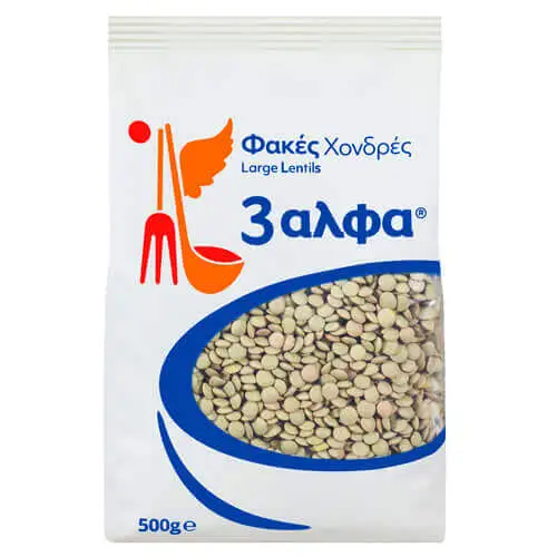 3 Alfa Linzen grof 500 gr 3Alfa linzen grof 500 gr - Afbeelding 1