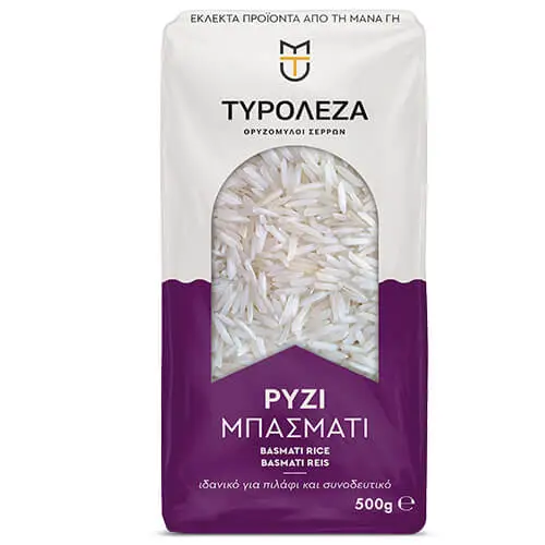 Tyroleza rijst Basmati 500 gr Tyroleza Rijst Basmati 500 gr - Afbeelding 1