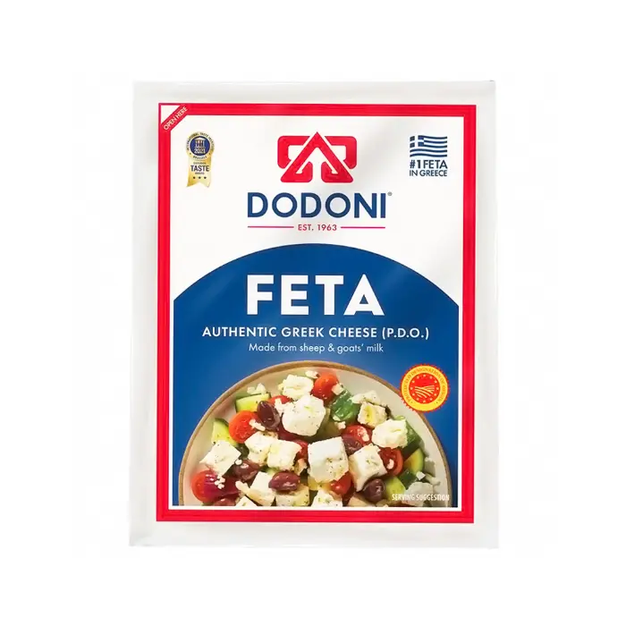 Dodoni feta 200 gr vaccum Dodoni Feta in wei 200 gr - Afbeelding 1