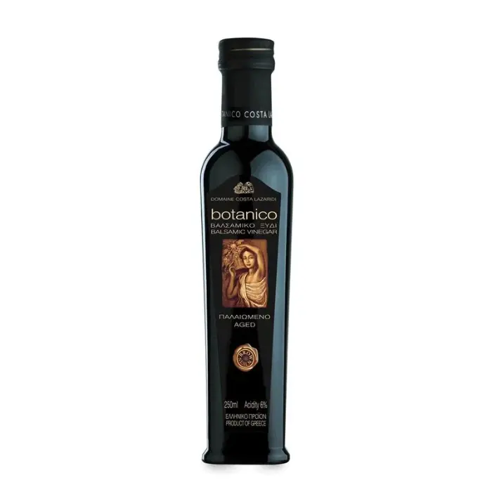 Domaine-Costa-Lazaridi-Aged-Botanico-Brown-Seal-250 ml Costa Lazaridis Botanico Aged balsamico 250 ml - Afbeelding 1