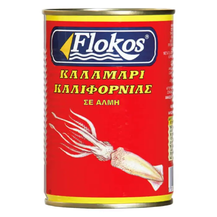 Flokos kalamari 370 gr Flokos Kalamari in natuurlijk sap 370 gr - Afbeelding 1