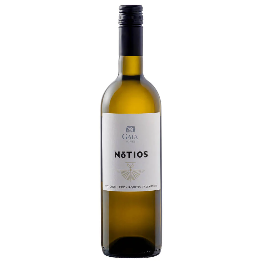 Gaia-Notios-wit-griekse-wijn-moschofilero-roditis-assyrtiko Gaia Notios wit - Afbeelding 1