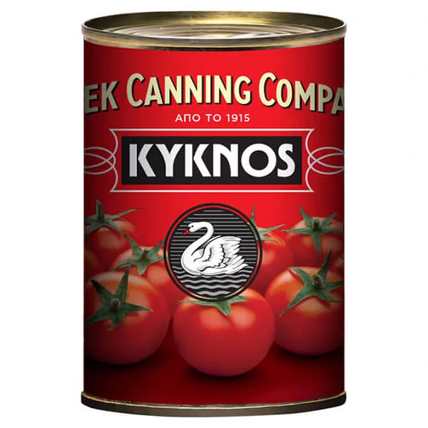Kyknos Gepelde Cherry Tomaten op sap 400 g