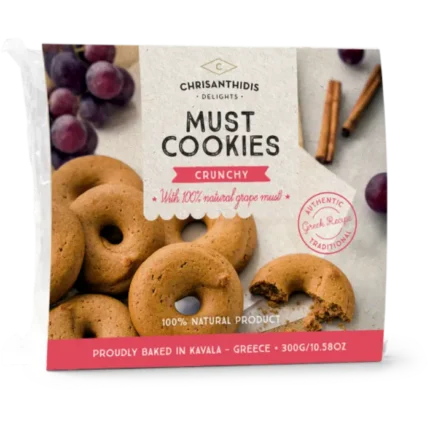 Chrisanthidis must koekjes met rozijnen en sesam 400 g