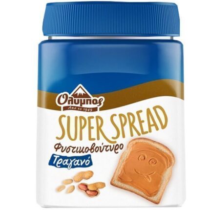 Olympos Superspread Pindakaas Crunchy 350 g