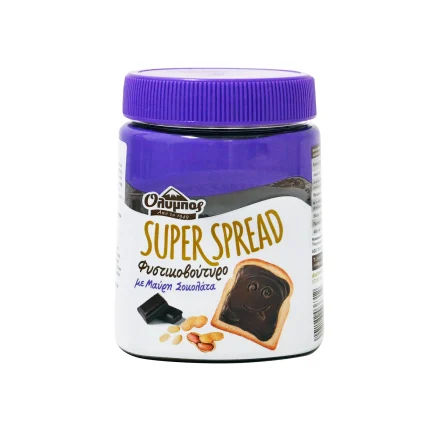 Olympos Superspread Pindakaas met Pure Chocolade 350 g