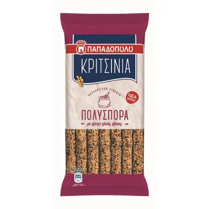 Papadopoulou Kritsinia polispora 185 gr Papadopoulou Kritsinia Meergranen 185 gr - Afbeelding 1