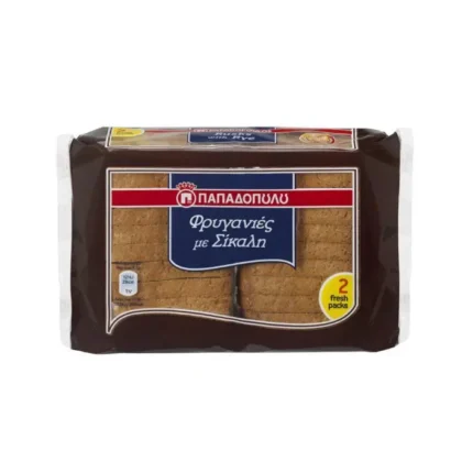 Papadopoulou Rye Rusks (Friganies Sikalis) 160 g