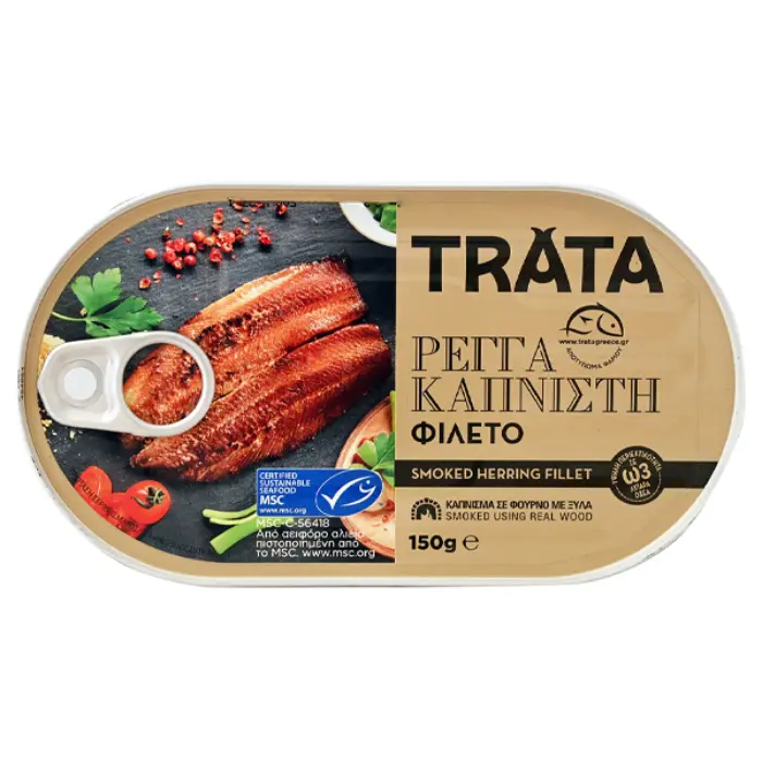 Trata Regga Kapnisti Trata Regga fileto gerookt 160 gr - Afbeelding 1