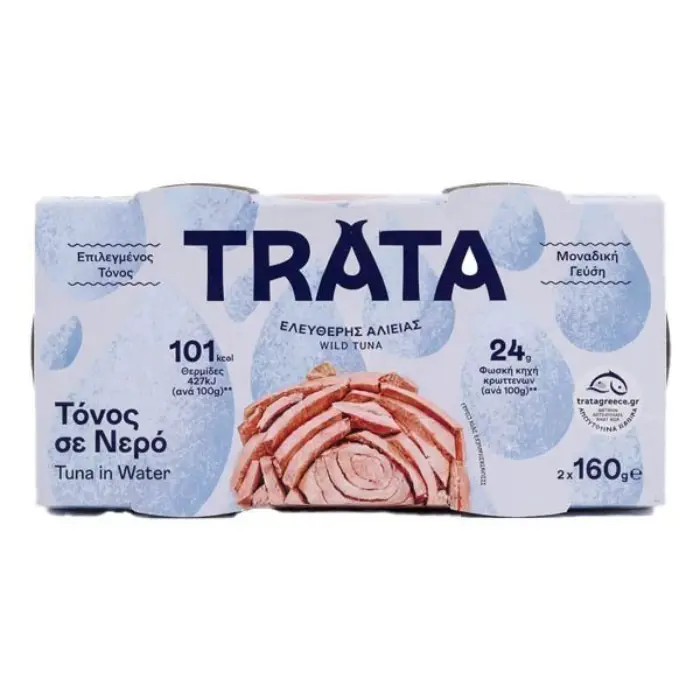 Trata tonijn in water Trata Tonijn in water 320 gr - Afbeelding 1