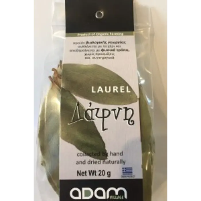 adam.laurieblad_1 aangepast (1) Adam Ecologisch Laurierblad 20 gr - Afbeelding 1