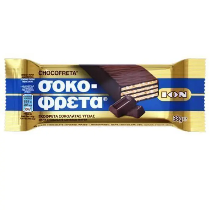 chocofreta puur 38 gr ION chocofreta puur 38 gr - Afbeelding 1
