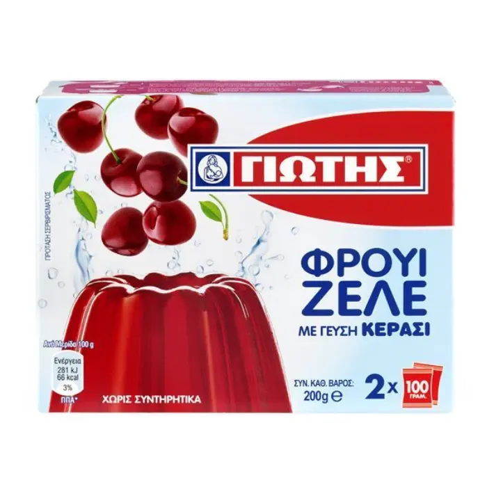 Jiotis Fruit Jelly Kers 200 g