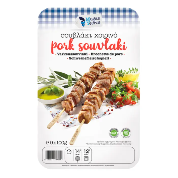 megas-yeeros-souvlaki-van-varkensvlees-9-x-100-gr (1) Mega Yeeros Souvlaki Varkensvlees 9 x 100 gr - Afbeelding 1
