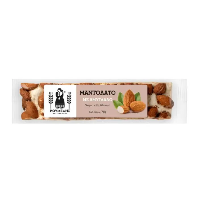 roumelis mantolato 70 gr Roumelis Mantolato met noten 70 gr - Afbeelding 1