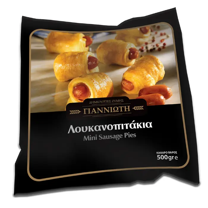 syskeyasia_Loukanopitakia Giannioti Loukanopitakia Sfoliatas (Mini Worstpasteitjes van Bladerdeeg) 500 gr - Afbeelding 1
