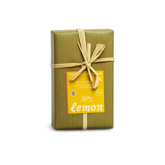 lemon Elli olijfolie zeep met lemon 95 gr - Afbeelding 1