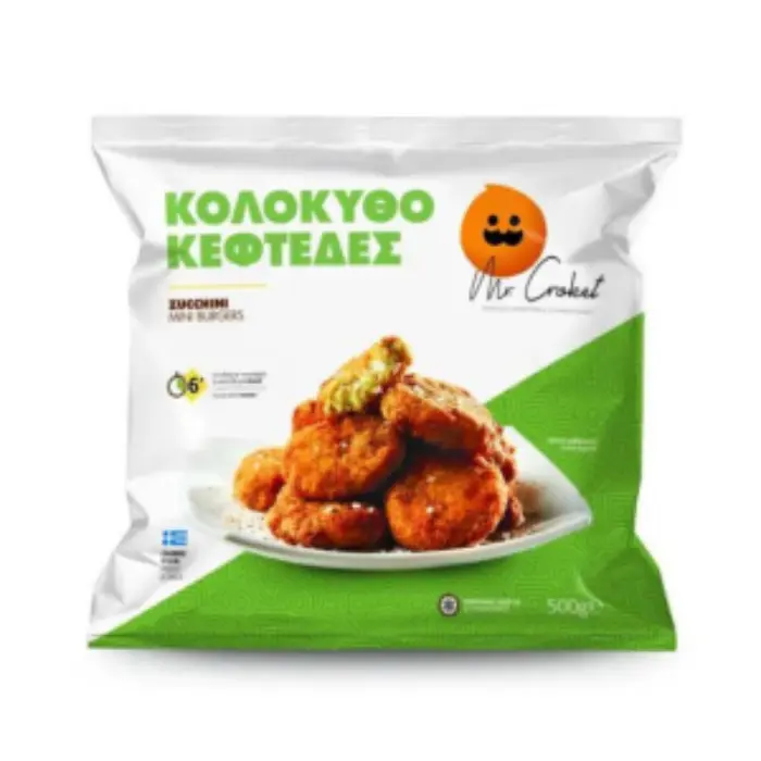 mr-crocket-courgette-kroketten-1-kg Mr Croket Kolokythokeftedes (Courgetteballetjes) 1kg - Afbeelding 1