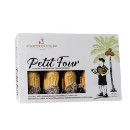 Biscotti Tsoungari Petit Four Kokos & Abrikoos 300 g