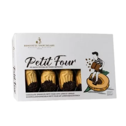 Biscotti Tsoungari Petit Four Chocolade & Abrikoos 330 g